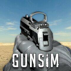 Скачать взломанную GUNSIM - 3D FPS Shooting Guns [Бесплатные покупки] MOD apk на Андроид