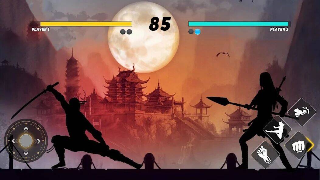Скачать взломанную Sword Shadow Battle Games [Много монет] MOD apk на Андроид
