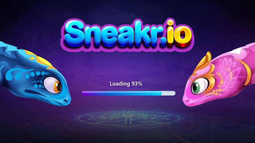 Скачать взломанную Sneak.io - Игра про змей [Бесплатные покупки] MOD apk на Андроид
