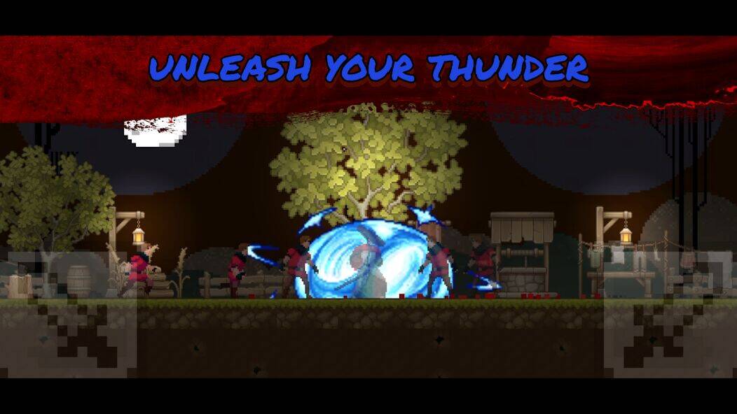Скачать взломанную Thunder Samurai Defend Village [Много денег] MOD apk на Андроид