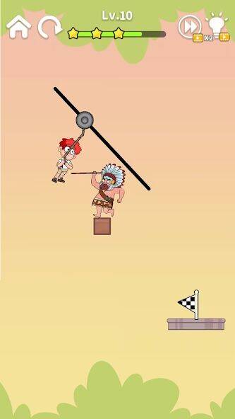 Скачать взломанную Zipline Rescue:физическая игра [Мод меню] MOD apk на Андроид