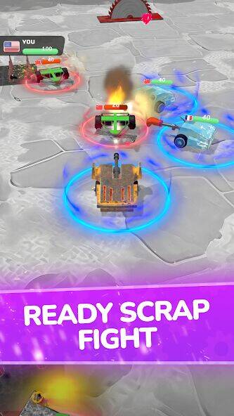 Скачать взломанную Scrap Robot Fighting [Мод меню] MOD apk на Андроид