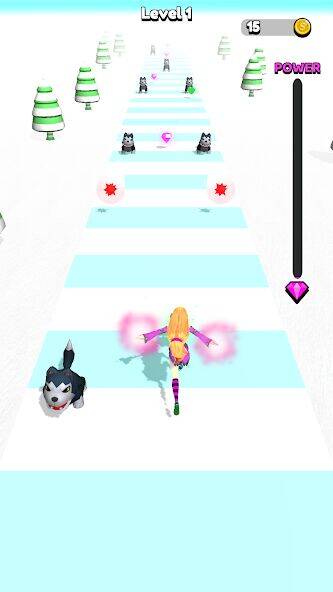 Скачать взломанную Power Girl 3D [Мод меню] MOD apk на Андроид