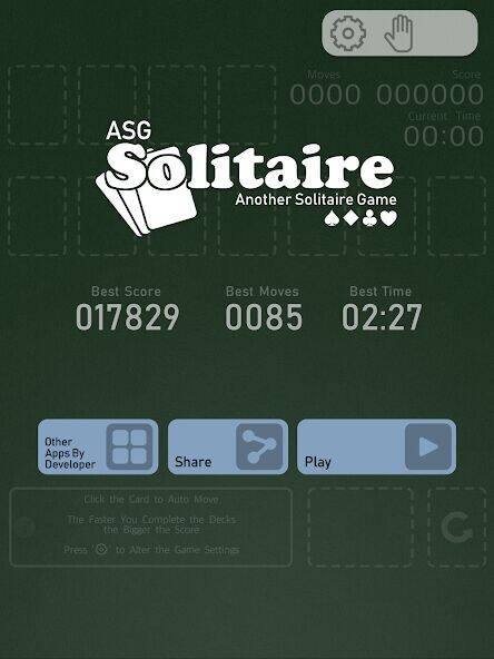 Скачать взломанную Solitaire - ASG [Бесплатные покупки] MOD apk на Андроид