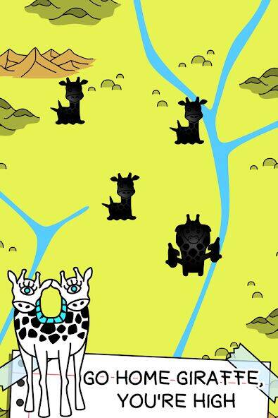 Скачать взломанную Giraffe Evolution: Жирафы [Много денег] MOD apk на Андроид