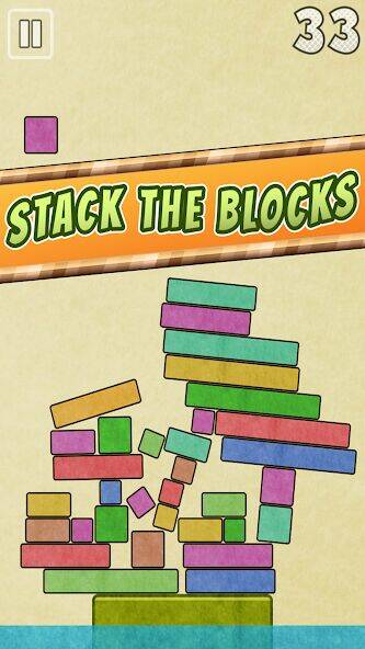 Скачать взломанную Drop Stack Block Stacking Game [Мод меню] MOD apk на Андроид