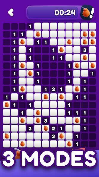 Скачать взломанную Minesweeper Bomb Logic Puzzles [Мод меню] MOD apk на Андроид