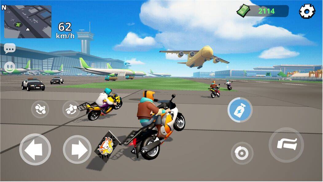 Скачать взломанную Moto City: мотогонки курьеров [Мод меню] MOD apk на Андроид