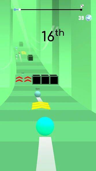 Скачать взломанную Игра "Гонка мячей-3D [Мод меню] MOD apk на Андроид