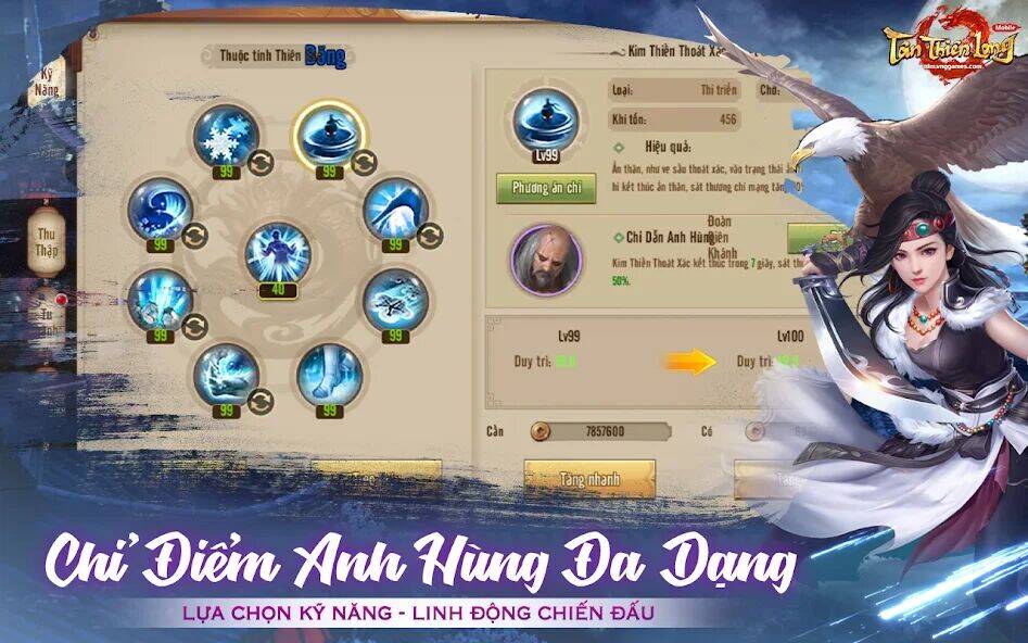 Скачать взломанную Tân Thiên Long Mobile [Мод меню] MOD apk на Андроид