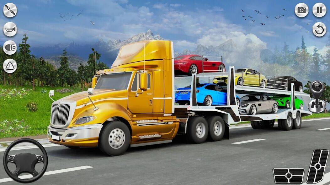 Скачать взломанную Car Transport Truck Games Sim [Бесплатные покупки] MOD apk на Андроид