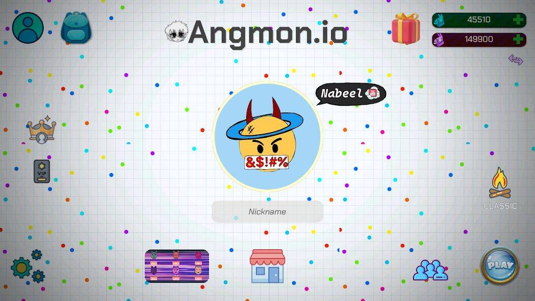 Скачать взломанную Angmon.io [Мод меню] MOD apk на Андроид