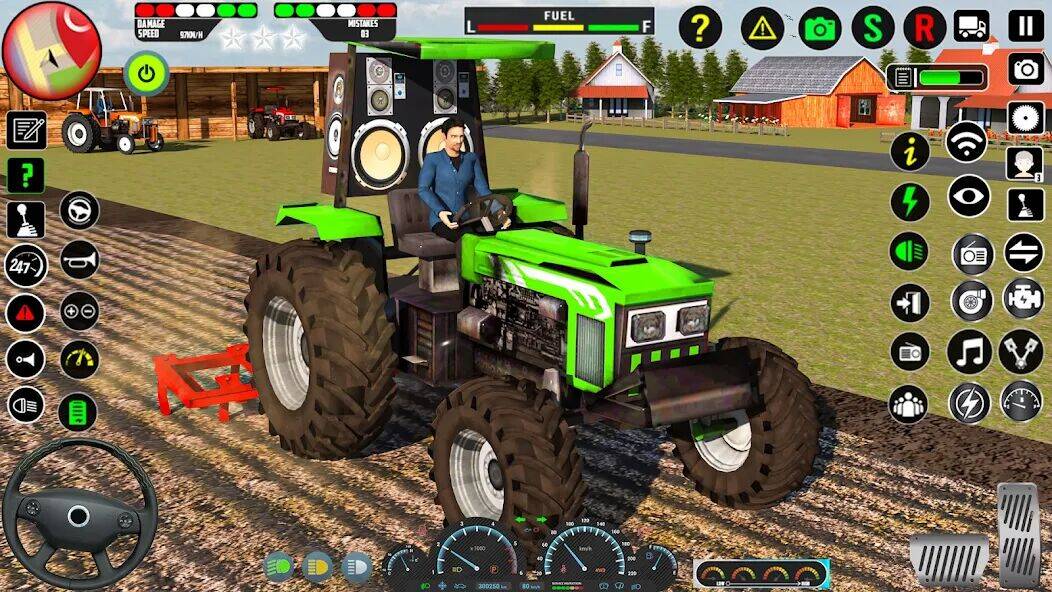 Скачать взломанную Farming Tractor Game Simulator [Много денег] MOD apk на Андроид