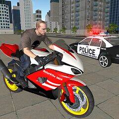 Скачать взломанную Вождение велосипеда: полиция [Бесплатные покупки] MOD apk на Андроид