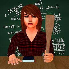 Скачать взломанную страшный учитель 3D школьная ш [Мод меню] MOD apk на Андроид
