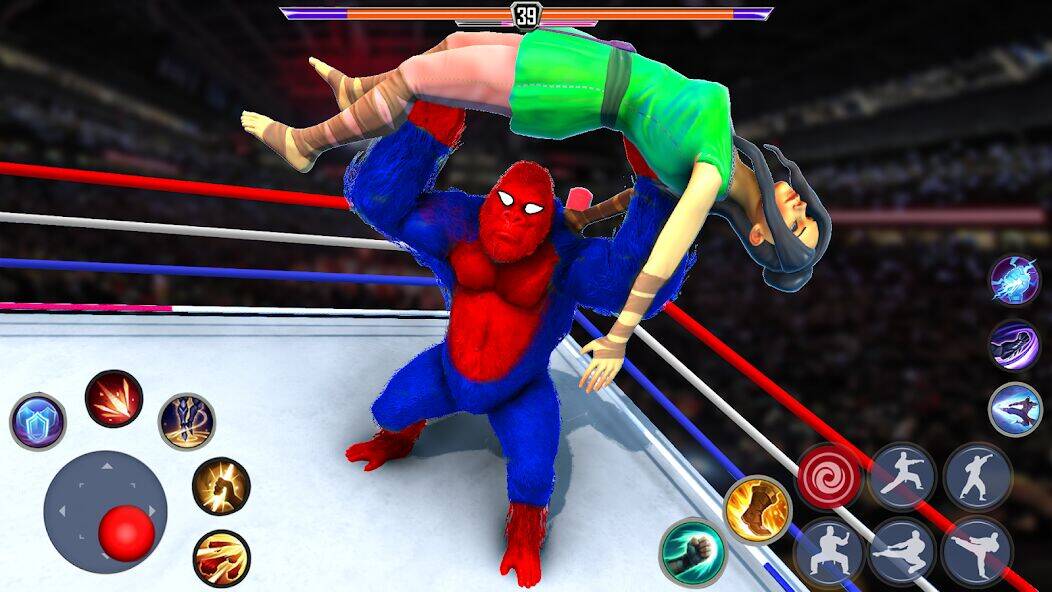 Скачать взломанную Superhero Kungfu Fighting Game [Бесплатные покупки] MOD apk на Андроид