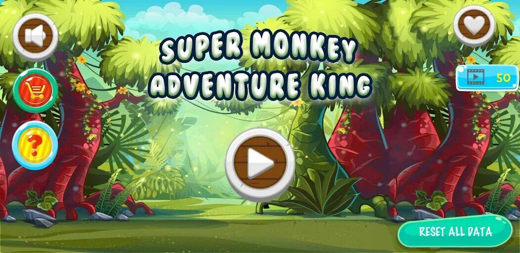 Скачать взломанную Super Monkey Adventure King [Мод меню] MOD apk на Андроид