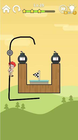 Скачать взломанную Zipline Rescue:физическая игра [Мод меню] MOD apk на Андроид