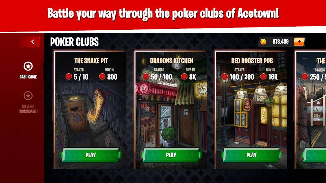 Скачать взломанную GamePoint PokerClub [Мод меню] MOD apk на Андроид