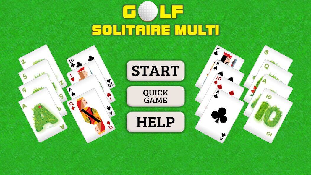 Скачать взломанную Golf Solitaire Multi CardsGame [Мод меню] MOD apk на Андроид