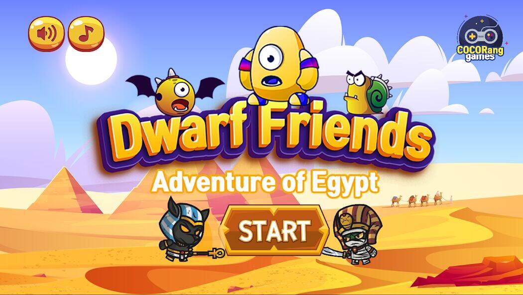 Скачать взломанную Dwarf Friends : in Egypt [Мод меню] MOD apk на Андроид