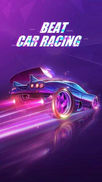Скачать взломанную Beat Car Racing edm music game [Мод меню] MOD apk на Андроид