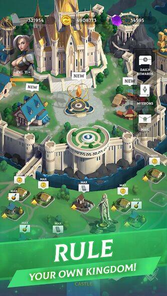 Скачать взломанную Puzzle Legends: Match-3 RPG [Много монет] MOD apk на Андроид