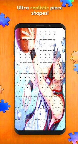 Скачать взломанную Kuroko no Jigsaw Puzzle [Много монет] MOD apk на Андроид