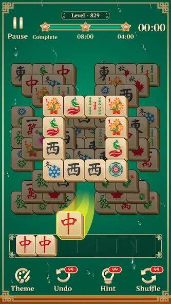 Скачать взломанную Mahjong Classic: 3 Tiles [Мод меню] MOD apk на Андроид