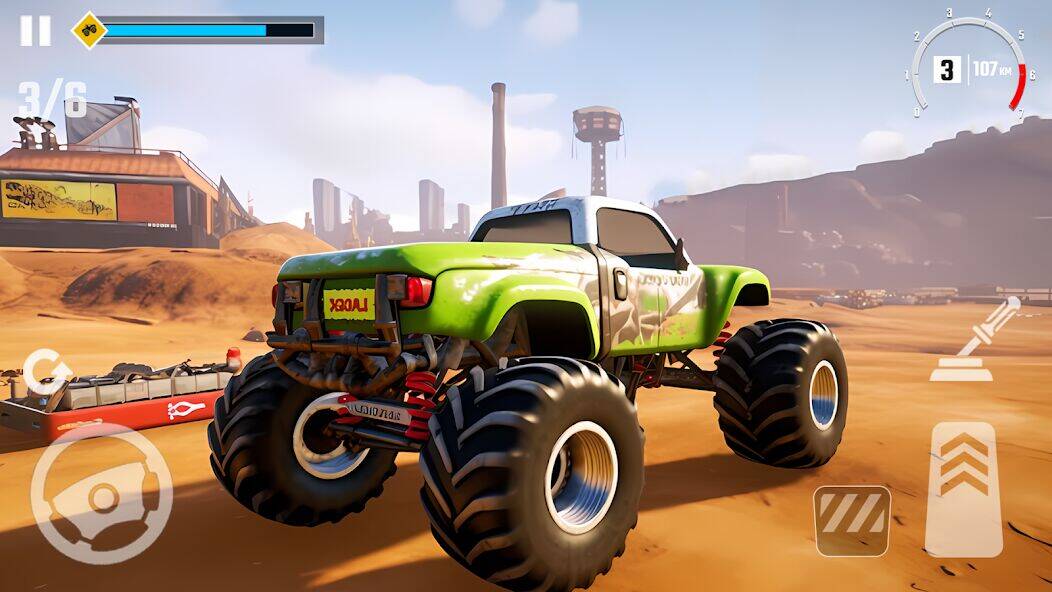 Скачать взломанную 4x4 Monster Truck Racing Games [Мод меню] MOD apk на Андроид
