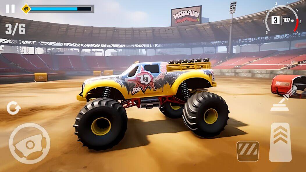 Скачать взломанную 4x4 Monster Truck Racing Games [Мод меню] MOD apk на Андроид