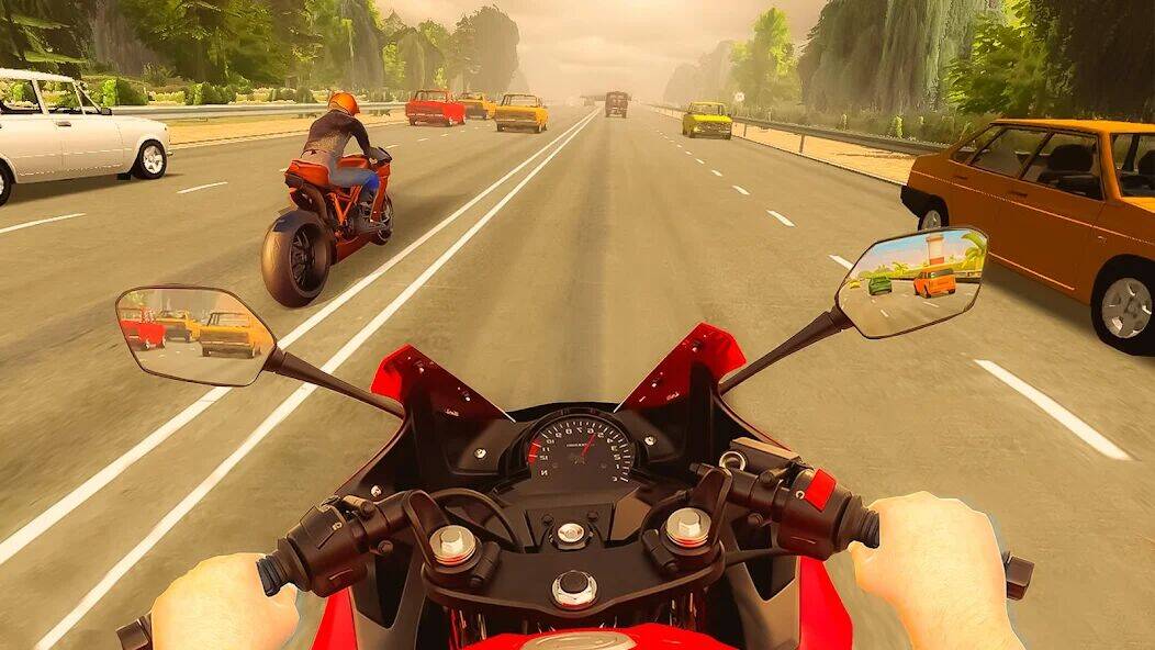 Скачать взломанную Moto Traffic Bike Race Game 3d [Мод меню] MOD apk на Андроид