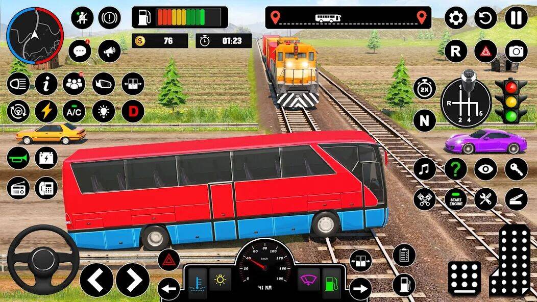 Скачать взломанную Offroad Bus Simulator Game [Много монет] MOD apk на Андроид