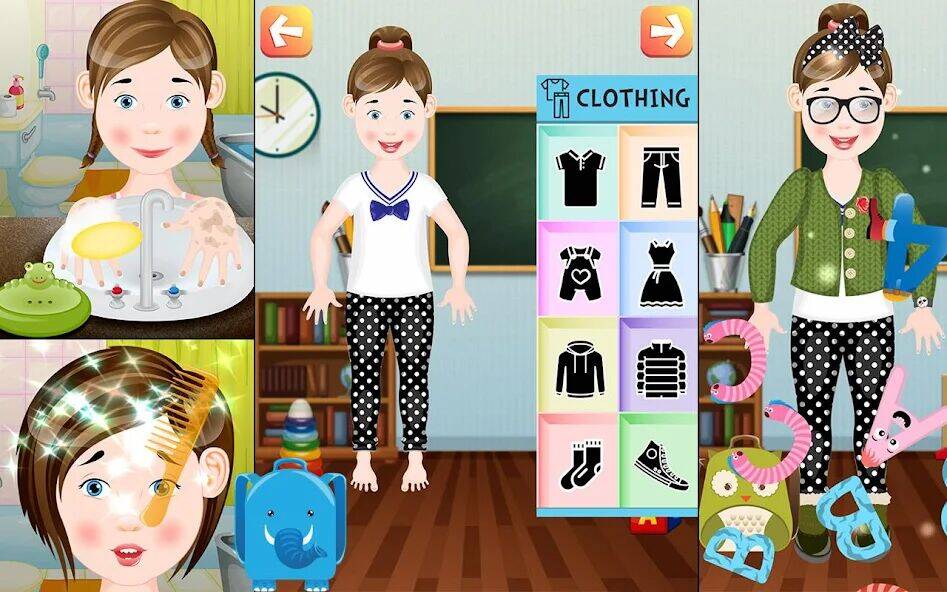 Скачать взломанную Игра одевалки для девочек [Много денег] MOD apk на Андроид