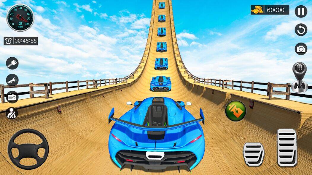 Скачать взломанную Ramp Car Game - Car Stunt [Много денег] MOD apk на Андроид