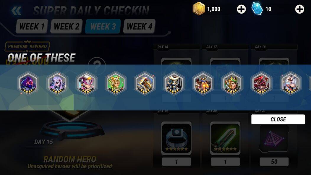 Скачать взломанную Heroes Infinity Premium [Много монет] MOD apk на Андроид