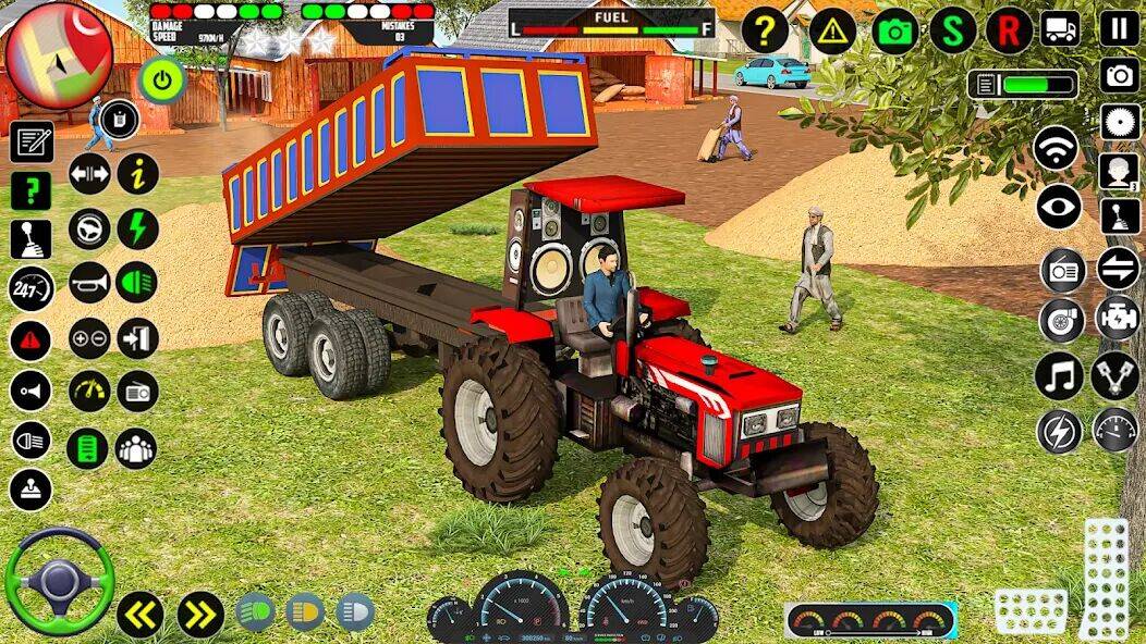 Скачать взломанную Farming Tractor Game Simulator [Много денег] MOD apk на Андроид